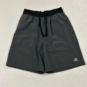 Russell Athletic Charcoal Gray Athletic Basketball Running Shorts Men’s Size M